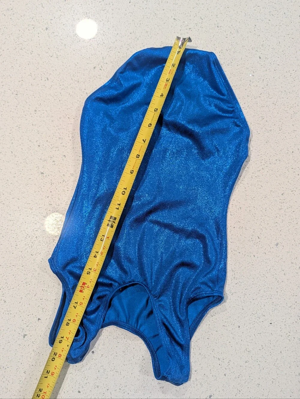 BELLISSIMO GK Elite CM Medium Gymnastics Dance Leotard Solid ROYAL BLUE Mystique